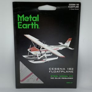 Metal Earth Cessna 182 Floatplane kit package
